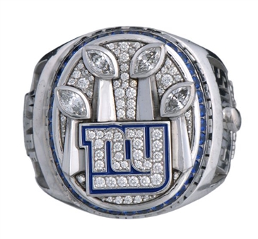 2011 New York Giants Super Bowl Championship Player Ring - Danny Ware - With Display Box
